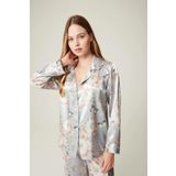 Pijama Takım Gecelik Gömlek Butterfly Elienor 2'li Set