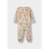 Pijama Takımı Yılbaşı Temalı Uzun Kollu Velur Üst Uzun Alt Erkek Bebek F5561A525WN