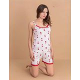 Pijamerry Kadın İp Askılı MİLAN Kumaş Likralı Şortlu Pijama Takımı 6231 - 1 Adet