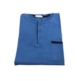 Pijamoni Erkek %100 Pamuk Penye Mevsimlik Uzun Kollu Pijama Takımı 6842