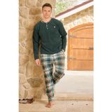 Pijamoni Erkek Düğme Yaka Kışlık Polar Pijama Takımı 6100/4Y - 1 Adet