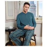 Pijamoni Erkek Düğme Yaka Uzun Kol Mevsimlik Pijama Takımı 6800/10 - 1 Adet