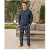Pijamoni Erkek Düğme Yaka Uzun Kol Mevsimlik Pijama Takımı 6810/22 - 1 Adet