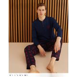 Pijamoni Erkek Süprem Uzun Kol İnce Pijama Takımı 6300 / 2 - 1 Adet
