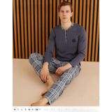 Pijamoni Erkek Süprem Uzun Kol İnce Pijama Takımı 6300 / 9 - 1 Adet