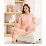 Pijamoni Kadın Milan Bisiklet Yaka Uzun Kol İNCE Pijama Takımı 7575/8 - 1 Adet