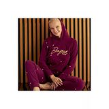 Pijamoni Pijamoni Kapüşonlu Polar Pijama Takımı