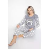 Pijamoni Tissue Welsoft Polar Kadın Pijama Takımı