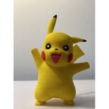 Pikachu 3d Figür Sevimli Sarı Oyuncak Pikaçu Hediyelik Dekoratif Pokemon