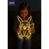 Pıkachu Temalı Led Neon Duvar Tablosu Uv Baskılı Pleksi Çocuk Odası Ve Oyun Odası Dekoru