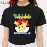 Pikaçu Pokemon anime T-SHIRT MODEL466 - Beyaz