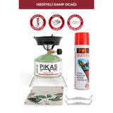 Pikas Iksa Devrilmez Ayaklı Portatif Kamp Ocağı, Piknik Tüpü, Çakmak Gazı