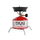 Pikas İksa Portatif Kamp Ocağı, Stabil Ayaklı Taşınabilir Piknik Ocağı, Çaydanlık Altlığı Hediyeli (Paspas) (kırmızı)