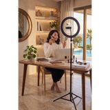 Pikas Joyplus Selfie Çubuğu Ring Light Led Işıklı Tripod Halka Youtuber Tiktok Video Makyaj Işığı Ayaklı