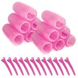 PIKBIU Saç Makaraları, 12'li Paket Salon Saç Giyinme Curlers, Kendinden Kavramalı Saç Rulo setleri, Uzun Saçlar için Saç Kıvırcıkları, Kendin Yap Kıvırcık Saç Modeli, Renkler Değişebilir, Küçük