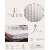 Piketen Premium 3D Yatak Koruyucu Alez - Beyaz - 160 x 200 cm