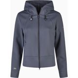 Pikeur Athleisure 8046 Kapüşonlu Lüks Fleece Kadın Spor Ceket - 44 - Lacivert