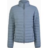 Pikeur Quilted Jacket 1012 Dik Yaka Lüks Kadın Mont - Açık Mavi - 34