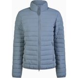Pikeur Quilted Jacket 1012 Dik Yaka Lüks Kadın Mont - Açık Mavi - 44