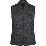 Pikeur Quilted Vest 1001 College Yaka Lüks Tasarım Spor Kadın Yelek - 42 - Siyah