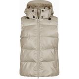 Pikeur Quilted Vest 8004 Kapüşonlu Lüks Tasarım Spor Kadın Yelek - 32 - Badem