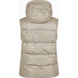 Pikeur Quilted Vest 8004 Kapüşonlu Lüks Tasarım Spor Kadın Yelek - 34 - Badem