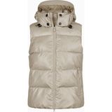 Pikeur Quilted Vest 8004 Kapüşonlu Lüks Tasarım Spor Kadın Yelek - 40 - Badem