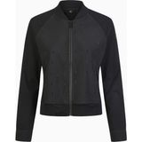Pikeur Selection 1325 Taş Detaylı Lüks Hybrid Blouson Kadın Spor Ceket - Siyah