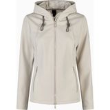Pikeur Selection 8045 Lüks Kapüşonlu Tech Fleece Kadın Spor Ceket - 42 - Açık Gri