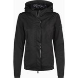 Pikeur Softshell Rainjacket 7047 Su Geçirmez Kapüşonlu Kadın Yağmurluk - 44 - Siyah