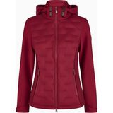 Pikeur Sports 6043 Kapüşonlu Lüks Hybrid Kadın Spor Ceket - 32 - Koyu Kırmızı