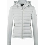 Pikeur Sports 7043 Kapüşonlu Lüks Hybrid Kadın Spor Ceket - 46 - Buz Mavisi
