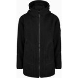 Pikeur Teddyfleece Jacket 8035 Kapüşonlu Sherpa Kadın Polar Mont - 32 - Siyah