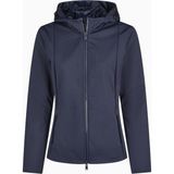 Pikeur Windbreaker 7046 Kapüşonlu Rüzgar Geçirmez Kadın Mont - 42 - Lacivert