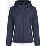 Pikeur Windbreaker 7046 Kapüşonlu Rüzgar Geçirmez Kadın Mont - 44 - Lacivert