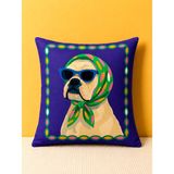 Pikko Home Madame Pati Dijital Baskılı Polyester Kırlent Kılıfı(Kr) - 43 x 43 cm - Mor