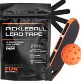 PIKKOFUN Pickleball Kürekleri için Kurşun Bant - 2x Süper Güçlü 3M Yapıştırıcı - 10 adet 3g Önceden Tartılmış Pickleball Kurşun Bant - Özelleştirilmiş Kürek Ağırlığı ile Güç, Kontrol, Tatlı Nokta ve Kürek