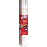 Piknik Ağaç Bambu Çöp Şiş 25 CM–100&APOS;LÜ 113-P - 1BW-Beyaz