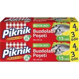 Piknik Buzdolabı Poşeti 4AL3ÖDE Büyük 15' - Standart