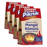 Piknik Mangal Kömürü 1,5 Kg 1958 (4 paketi)