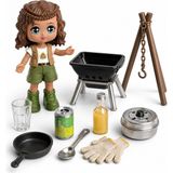 Piknik Oyuncak Koleksiyon Figürü - Little Corner Mangal Ustası Kız Figürü
