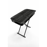piknik sepeti Katlanabilir Ayaklı Emaye Mangal 65x35 cm Piknik Kamp Izgarası