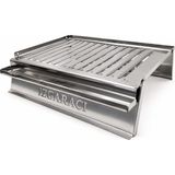 Piknik Sepetim 35X45 Kamp Izgarası-Yağdanlıklı Krom Izgara-1.5 mm Kalınlık-Açılır Ayak - 30x50