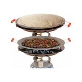 Piknik Tipi Portatif Sac Ocağı 45Cm Yufka Kavurma Sacı