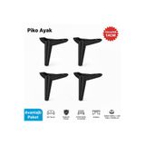 Piko 14 cm(4 Adet) Koltuk Baza Tv Ünitesi Yatak Odası Konsol Çocuk ve Genç Odası Ayağı PS 501-0014