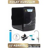 Piksel Aqua 12 Aşamalı Pompalı Çelik Tanklı Alkali Su Arıtma Cihazı