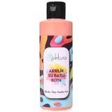 Piktura Akrilik Su Bazlı Boya 200ml, İç Cephe Duvar Boyası, Silinebilir Silikonlu, Özel Mat Doku - Timeless Palette - (Havuç Turuncu)