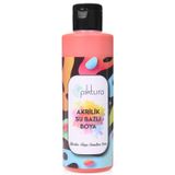 Piktura Akrilik Su Bazlı Boya 200ml, İç Cephe Duvar Boyası, Silinebilir Silikonlu, Özel Mat Doku - Timeless Palette - (Pers Kırmızı)