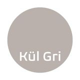 Piktura Multi-Surface Hibrit Akrilik Boya, 120ml, Su Bazlı, Ahşap Cam Seramik Metal Kumaş Plastik için (Kül Gri)