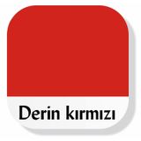 Piktura Multisurface Akrilik Boya 500ml, Su Bazlı, Tüm Yüzeyler İçin, Ahşap Cam Seramik Metal Kumaş Plastik için (Derin Kırmızı)
